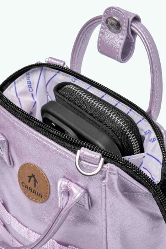 Capri Glitzer Hand- / Umhängetasche - Lilac Iridescent