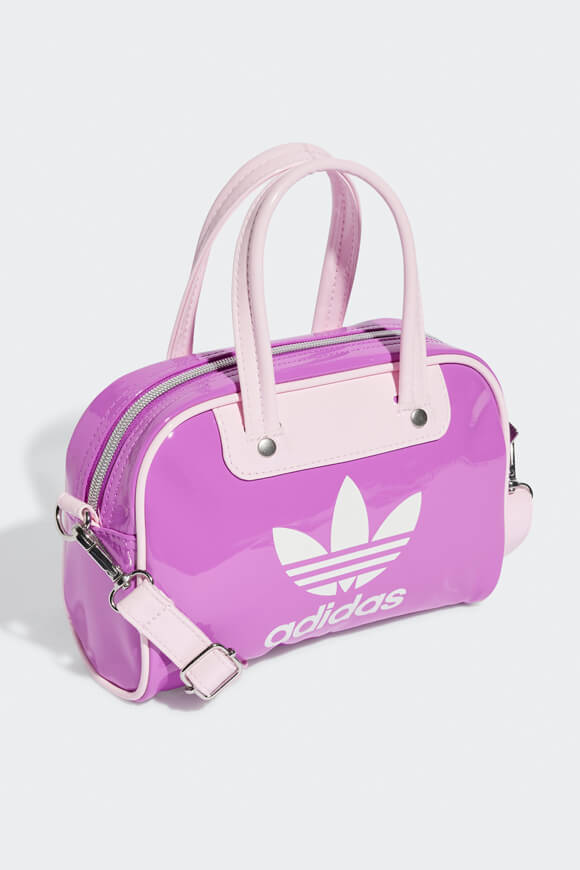 Sac à main / sac à bandoulière en cuir verni Adicolor - Purple Burst + White