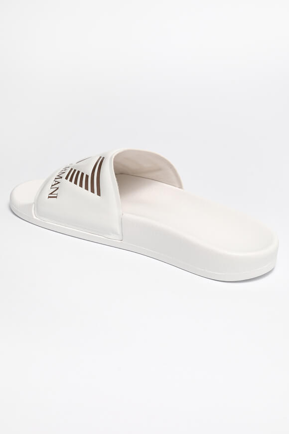 Mules - White + Gold