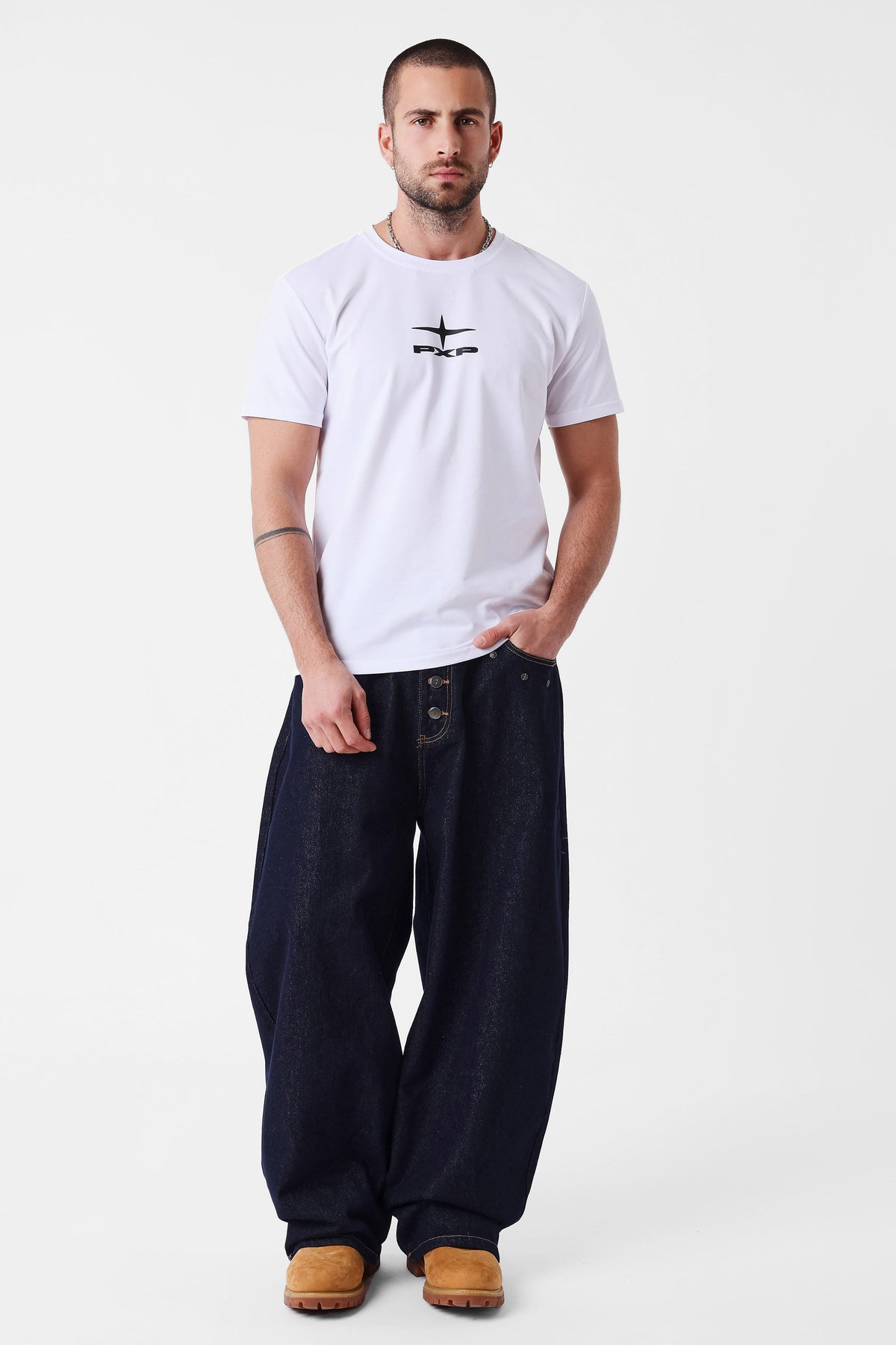 Jean barrel fit - Dark Blue