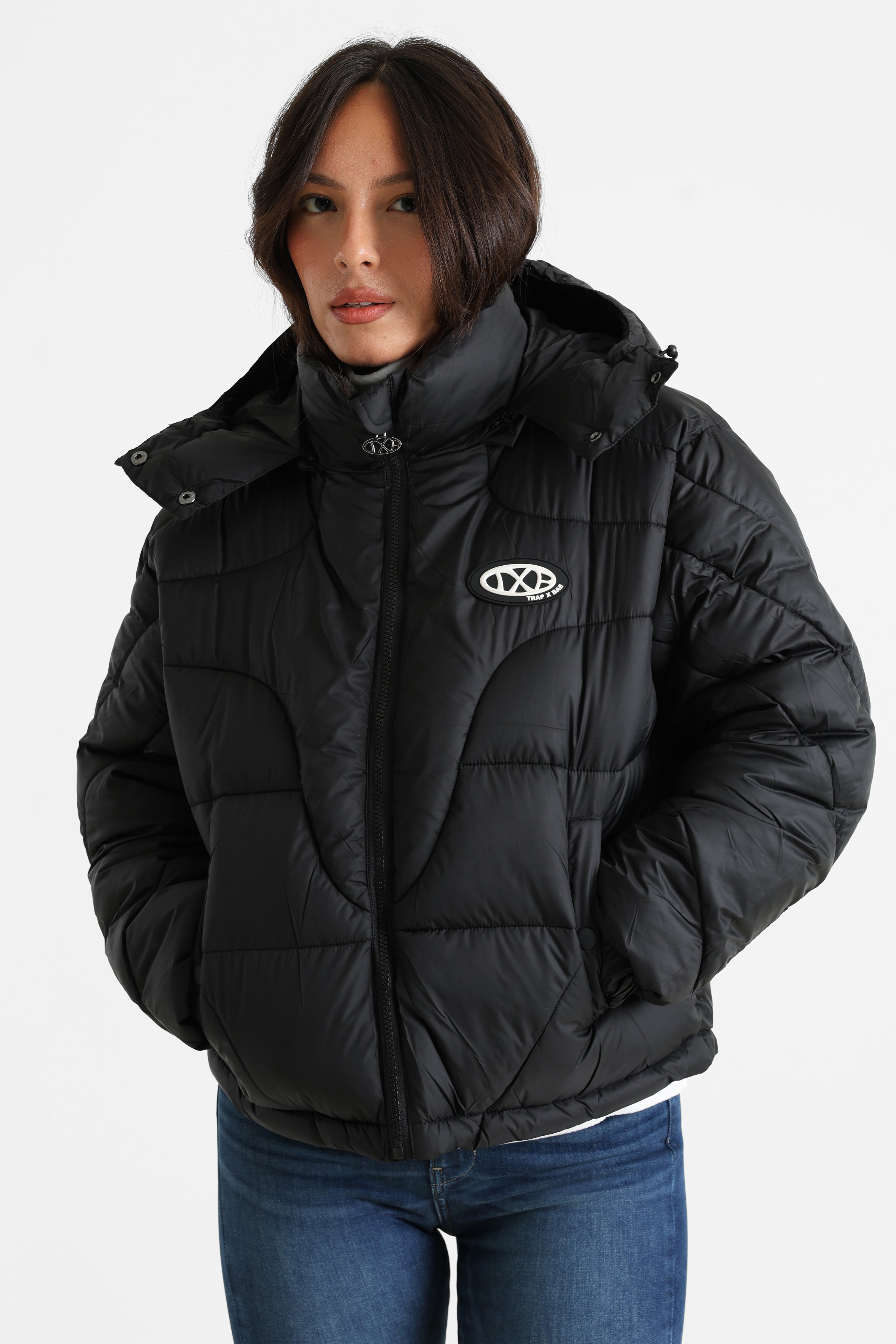 Quilted jacket - Black