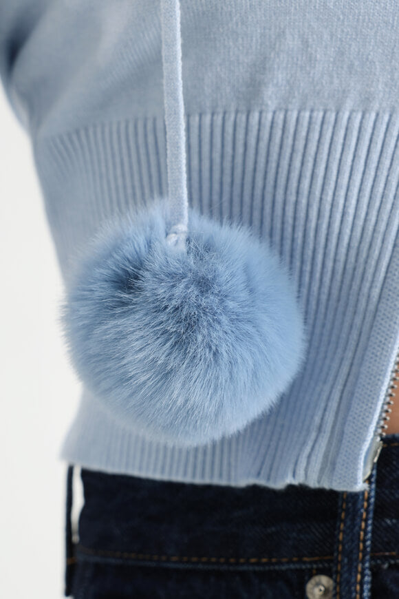 Crop cardigan - light blue