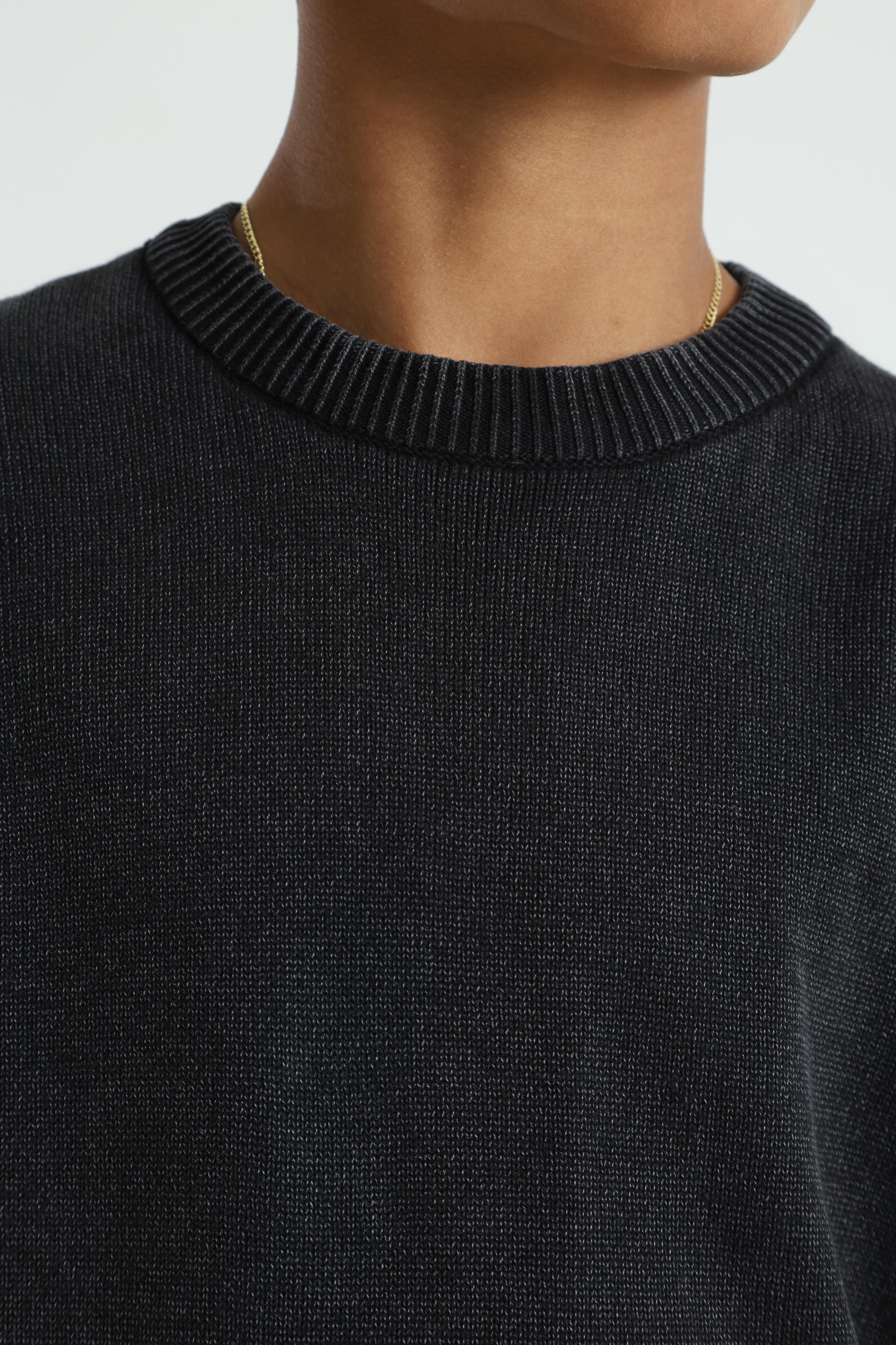 JJECHARGE knitted sweater - Black