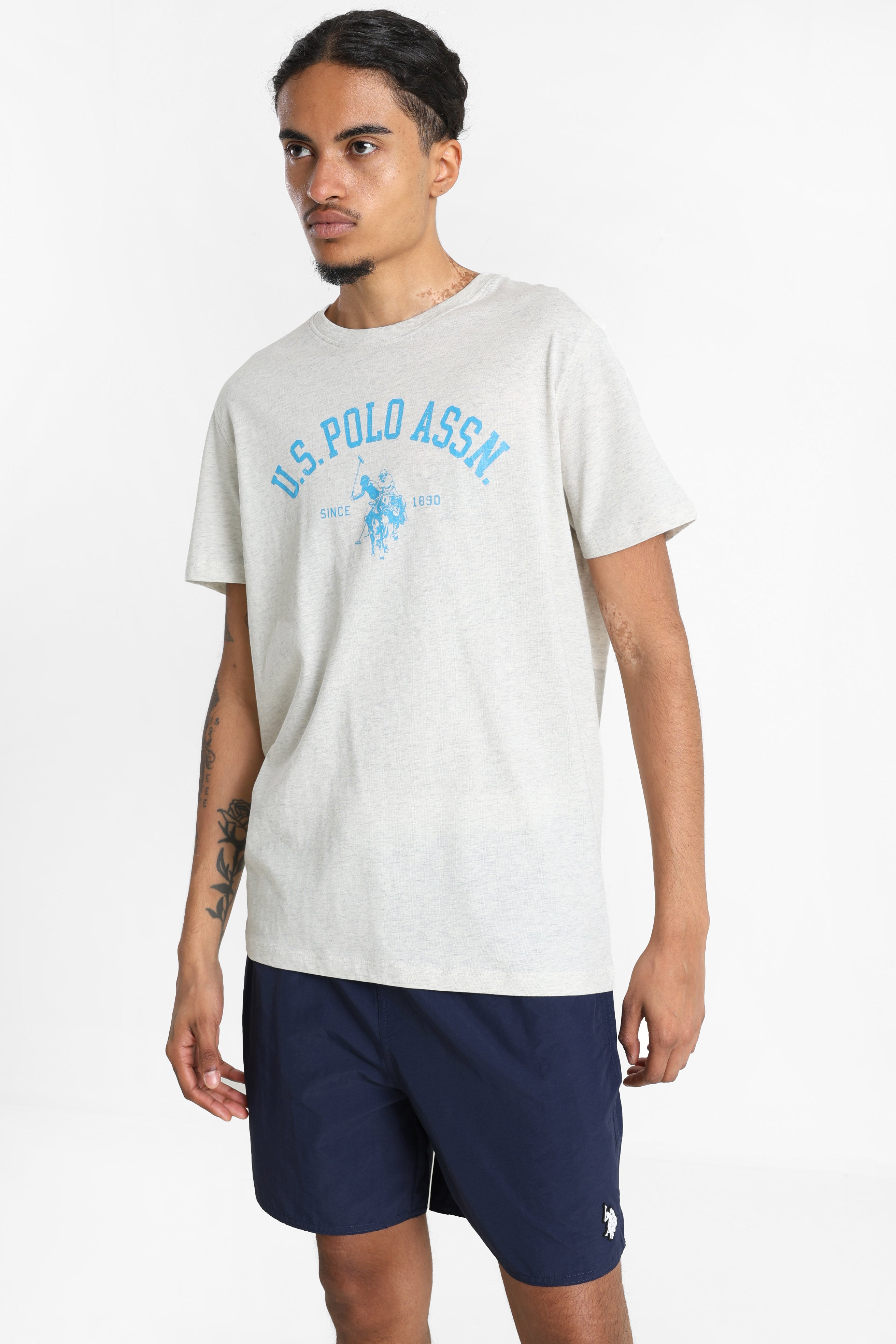 Waves T-Shirt - Light Grey Heather