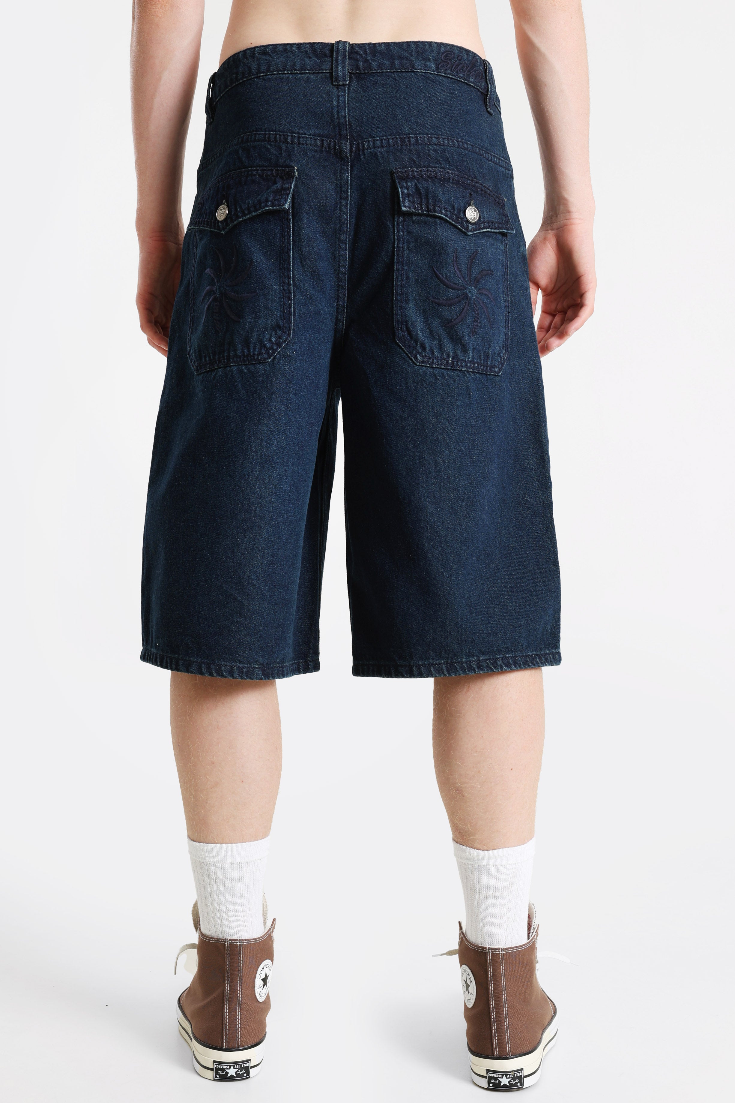 Bermuda in denim - Bleu foncé