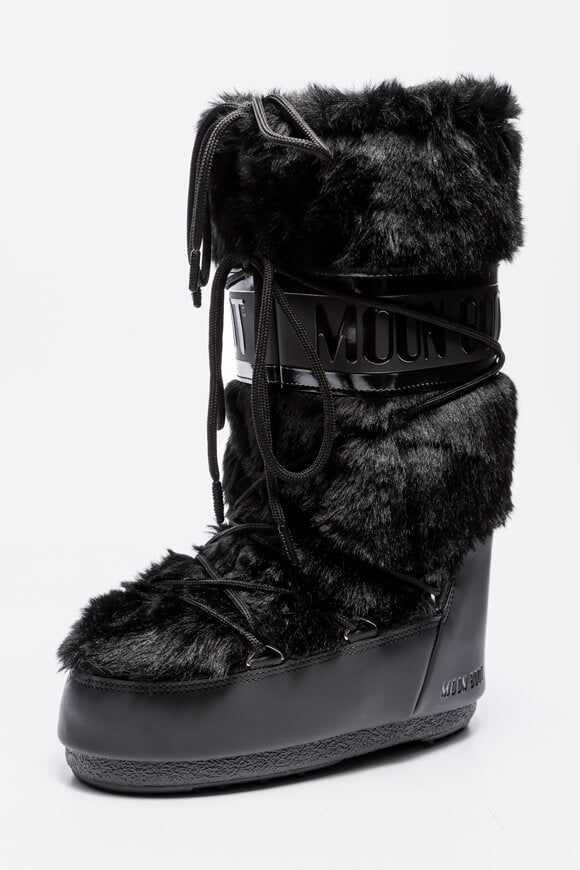 Icon faux fur snow boots - Black