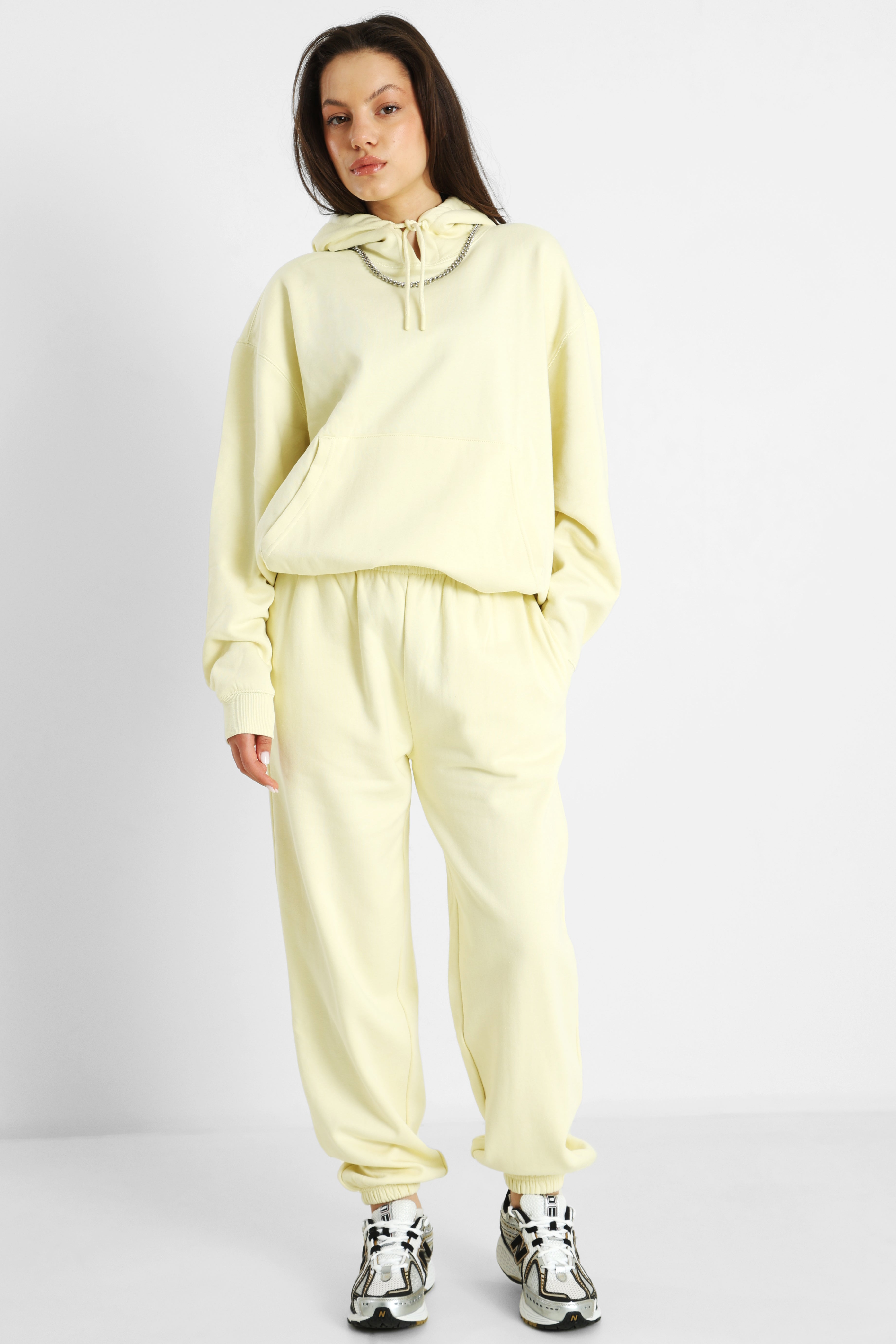 Pantalon sweat - jaune clair