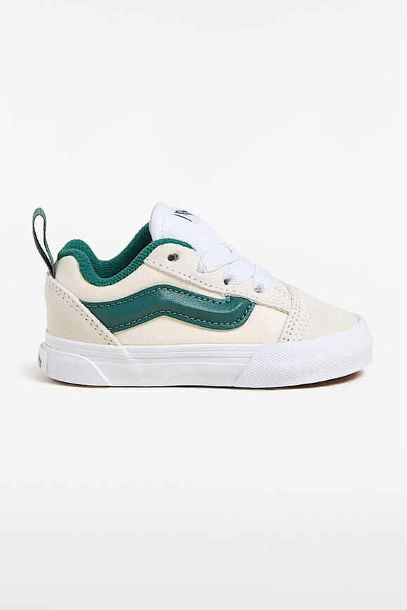 Knu Skool Elastic Lace Baby Sneaker - Retro Sport Green + Marshma