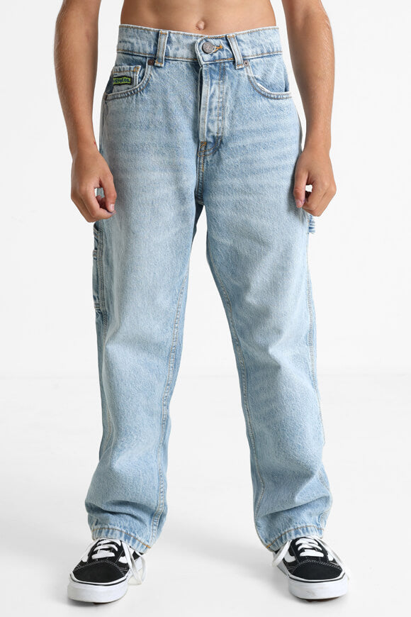 Jeans Worker Baggy Fit Carpenter - Indaco chiaro