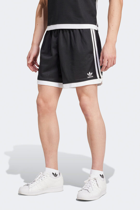 Short en maille Mock Eyelet - Noir