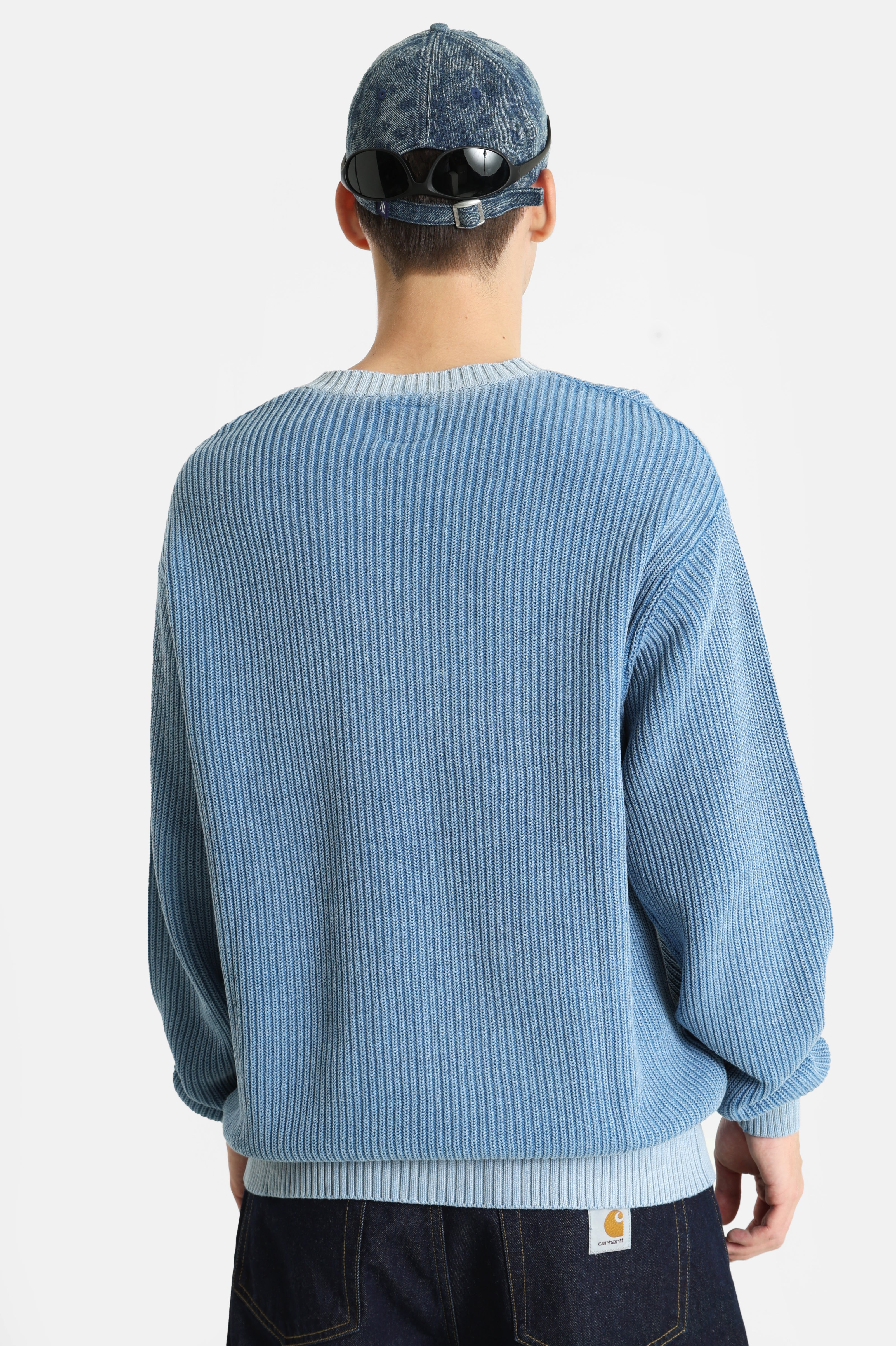 RRDREW - Maglia a maglia - Baleine Blue