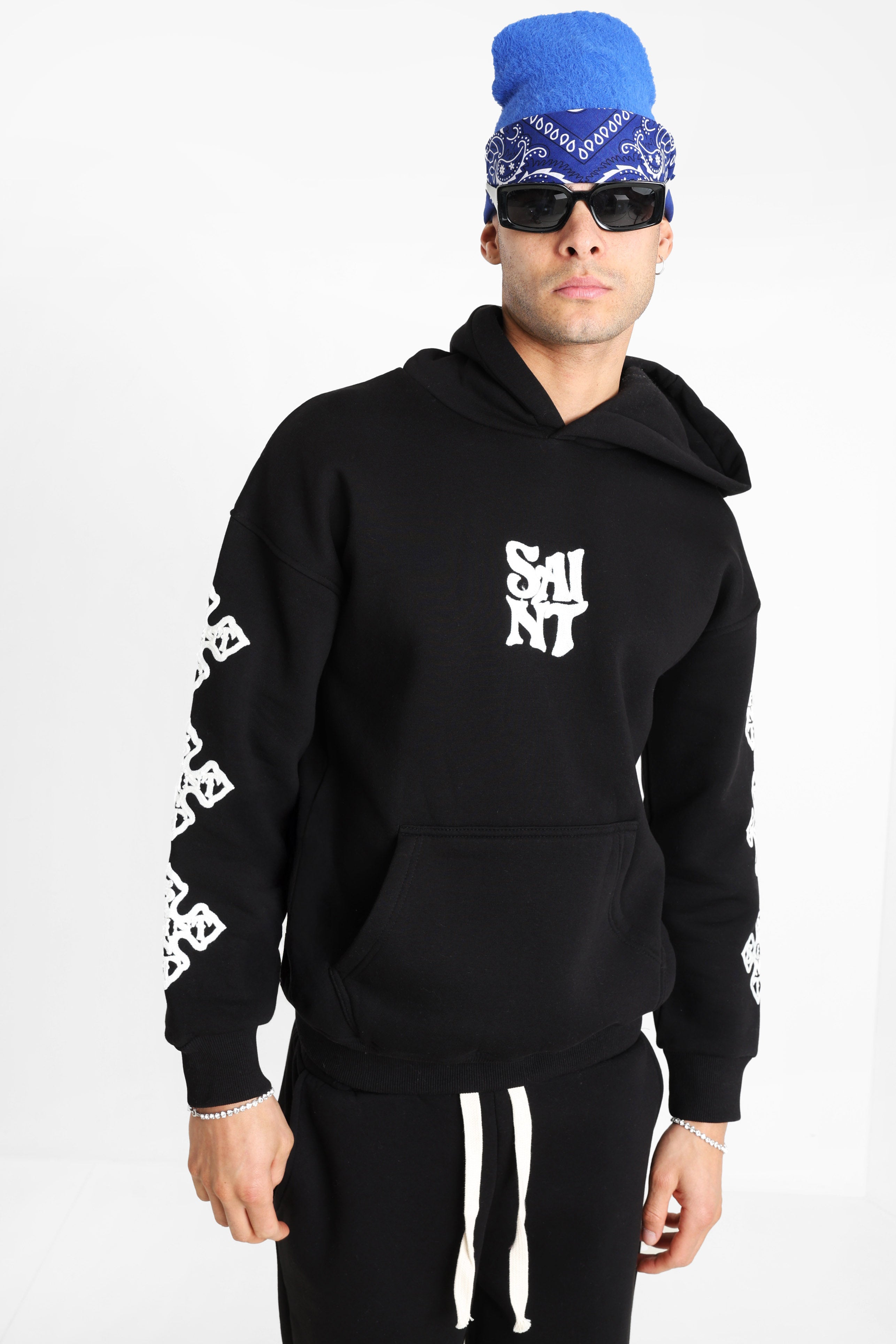 Kapuzensweatshirt - Black