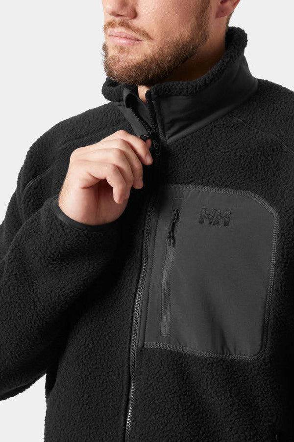 Panorama Pile fleece jacket - Black