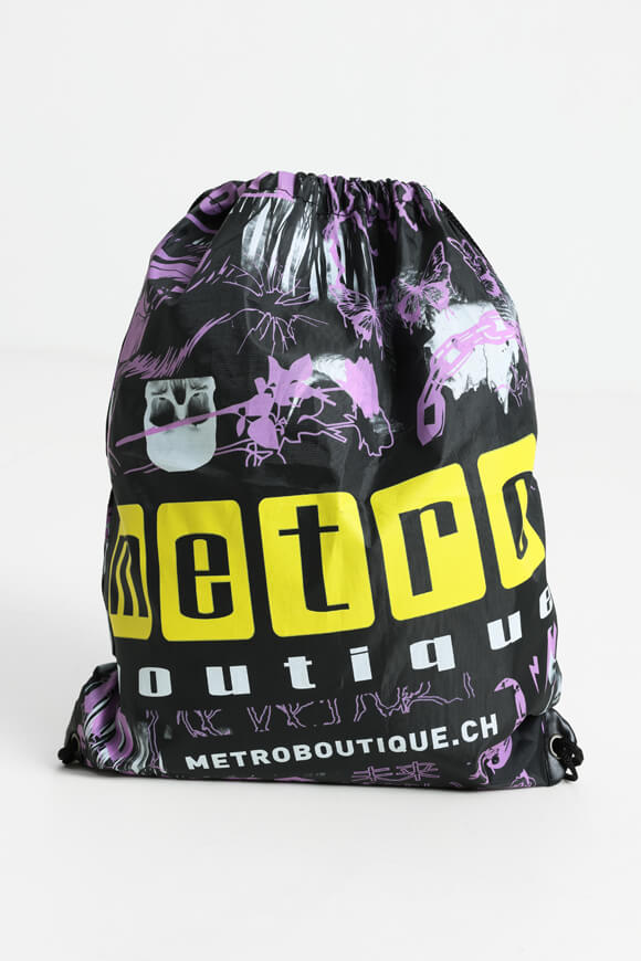 Gym bag - purple + black