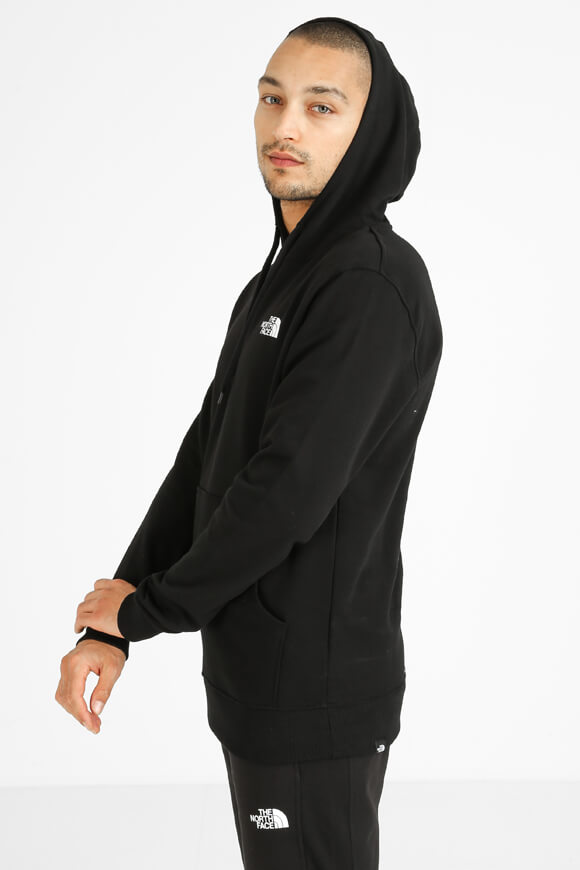 Kapuzensweatshirt - Schwarz