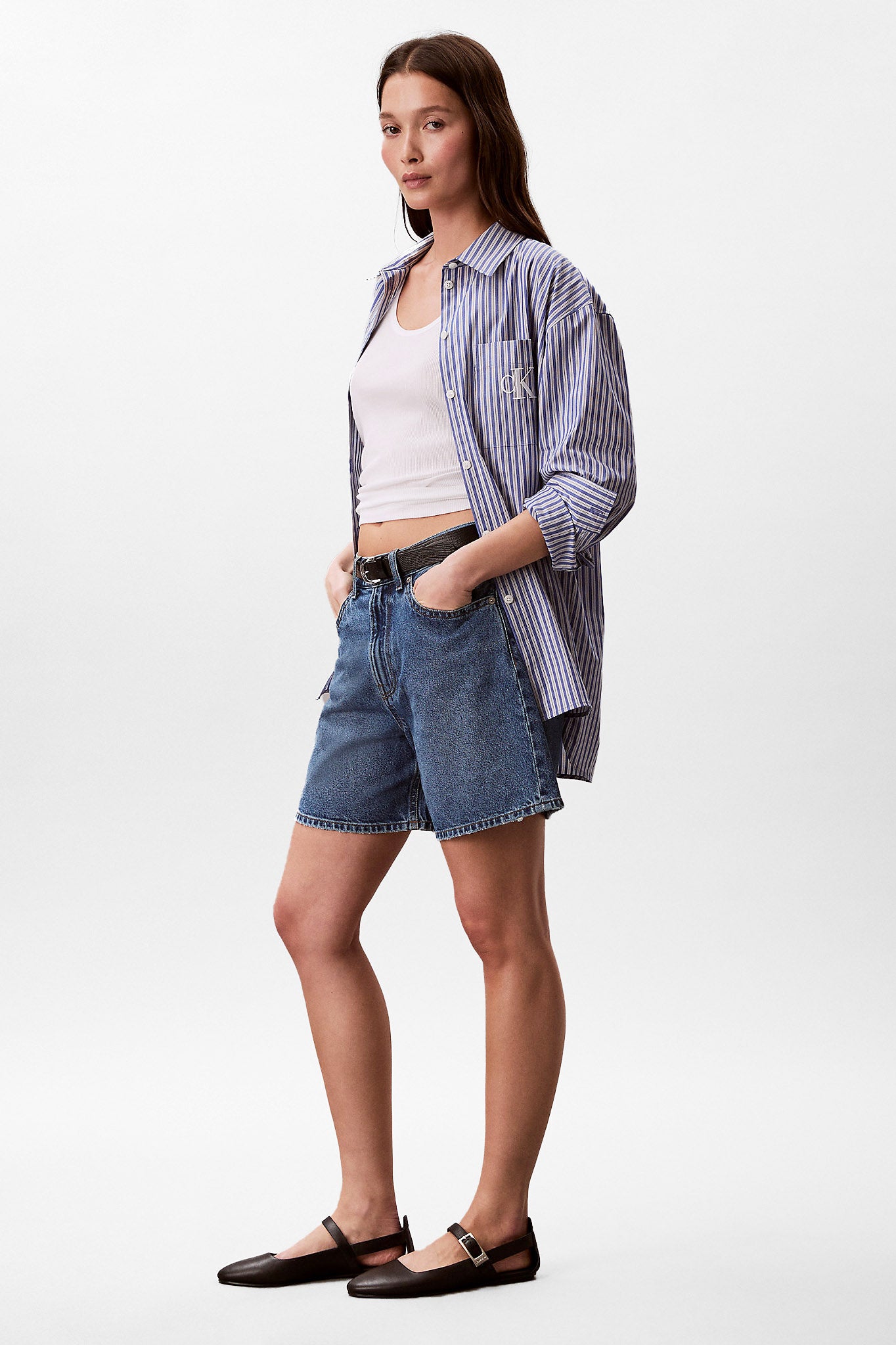 Jeans Bermudashorts - Blue Caroline