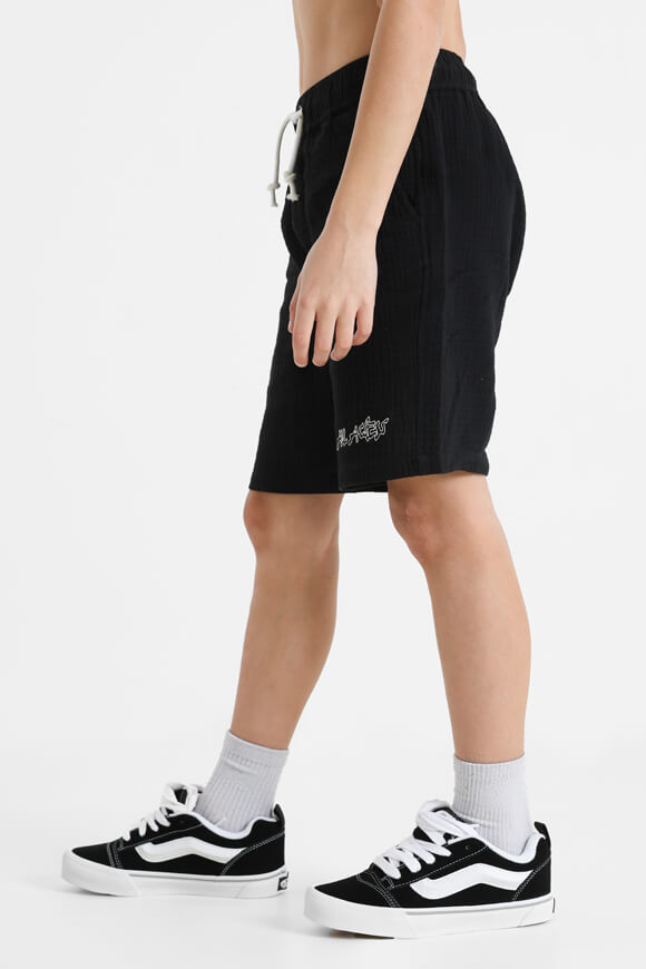 Short en mousseline - Noir