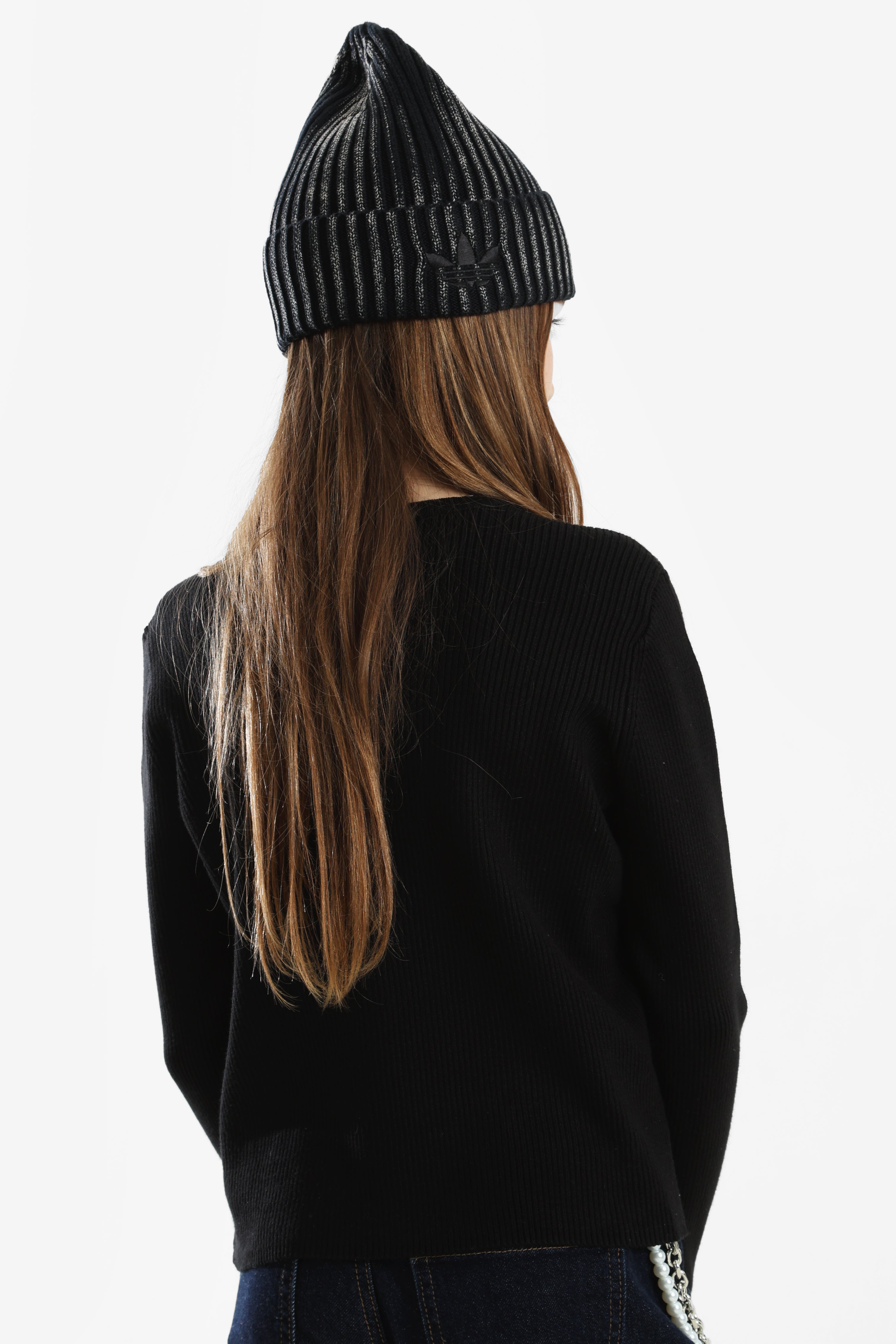 KOGNATASCHA - Cardigan a coste - Nero