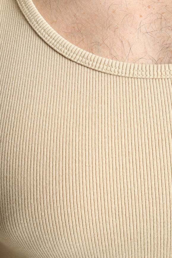 Canotta a coste - Beige