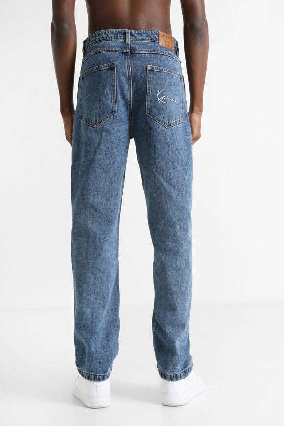 Small Signature Baggy Jeans - Denim Vintage Indigo