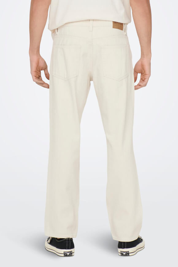 Edge Straight Loose Fit Jeans L32 - Offwhite