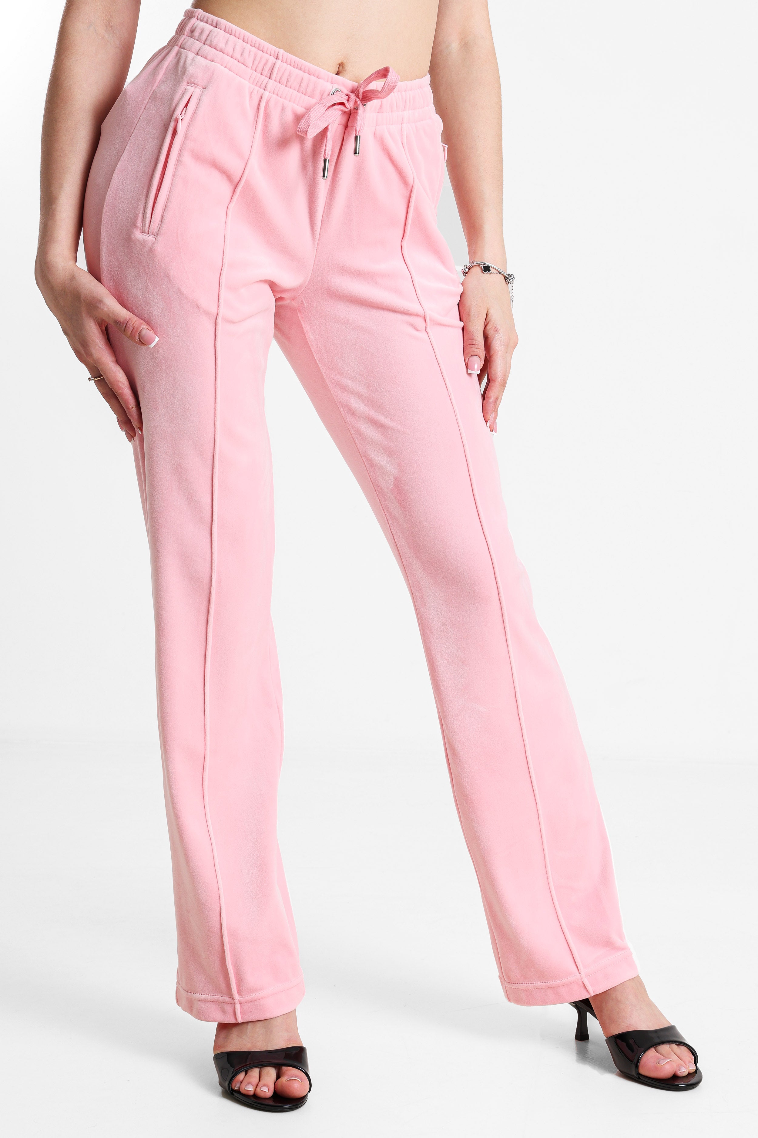 Tina Samt Hose - Juicy Pink