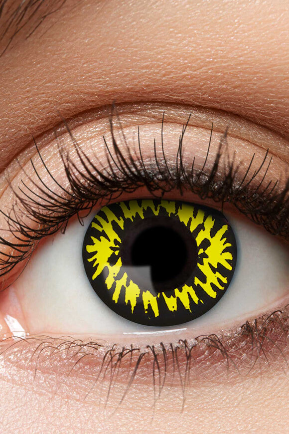 Lentilles de couleur - Jaune + Noir