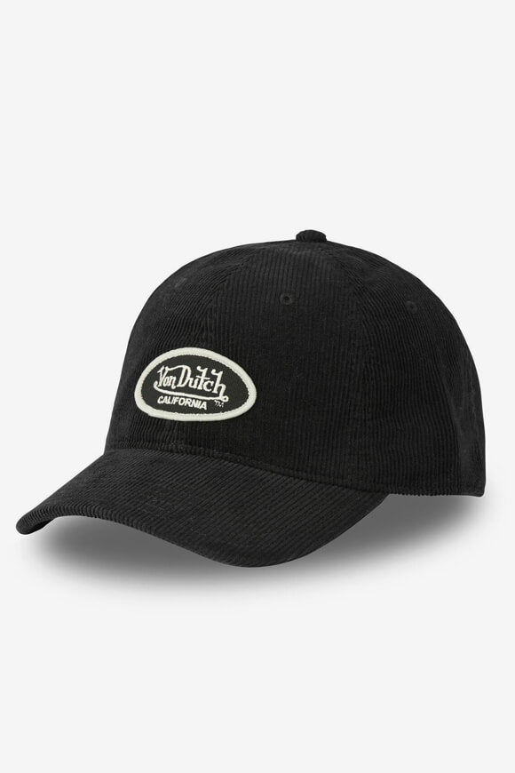 Casquette en velours côtelé / strapback - Black