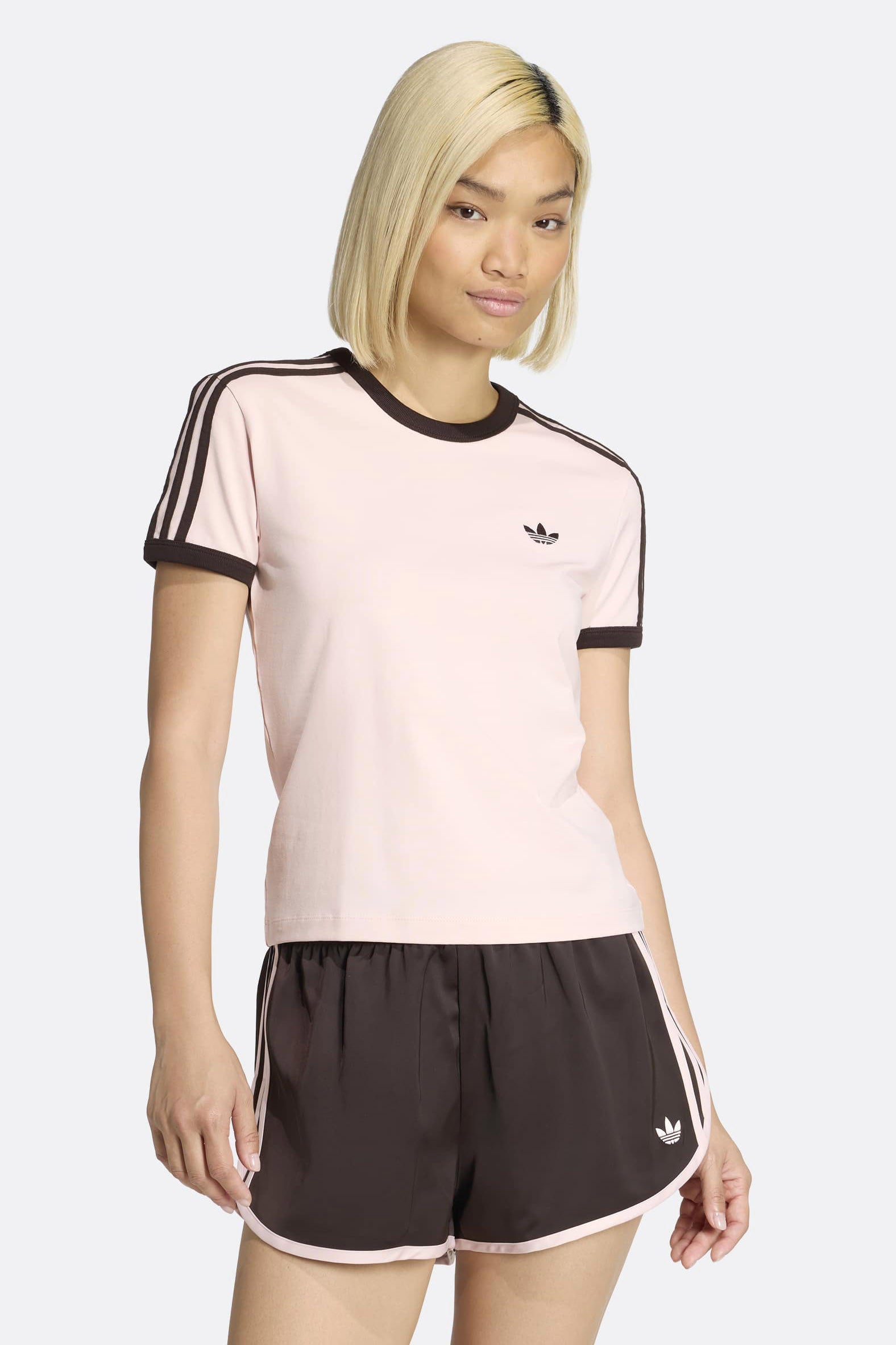 T-shirt - Sandy Pink + Aurora Coffee