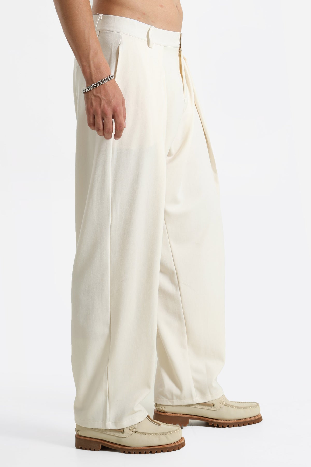 Stoffhose - Light Beige