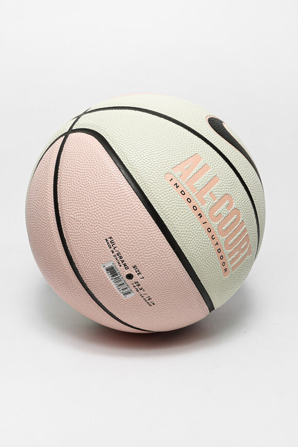 Ballon de basket - Coconut Milk + Washed Coral + Black