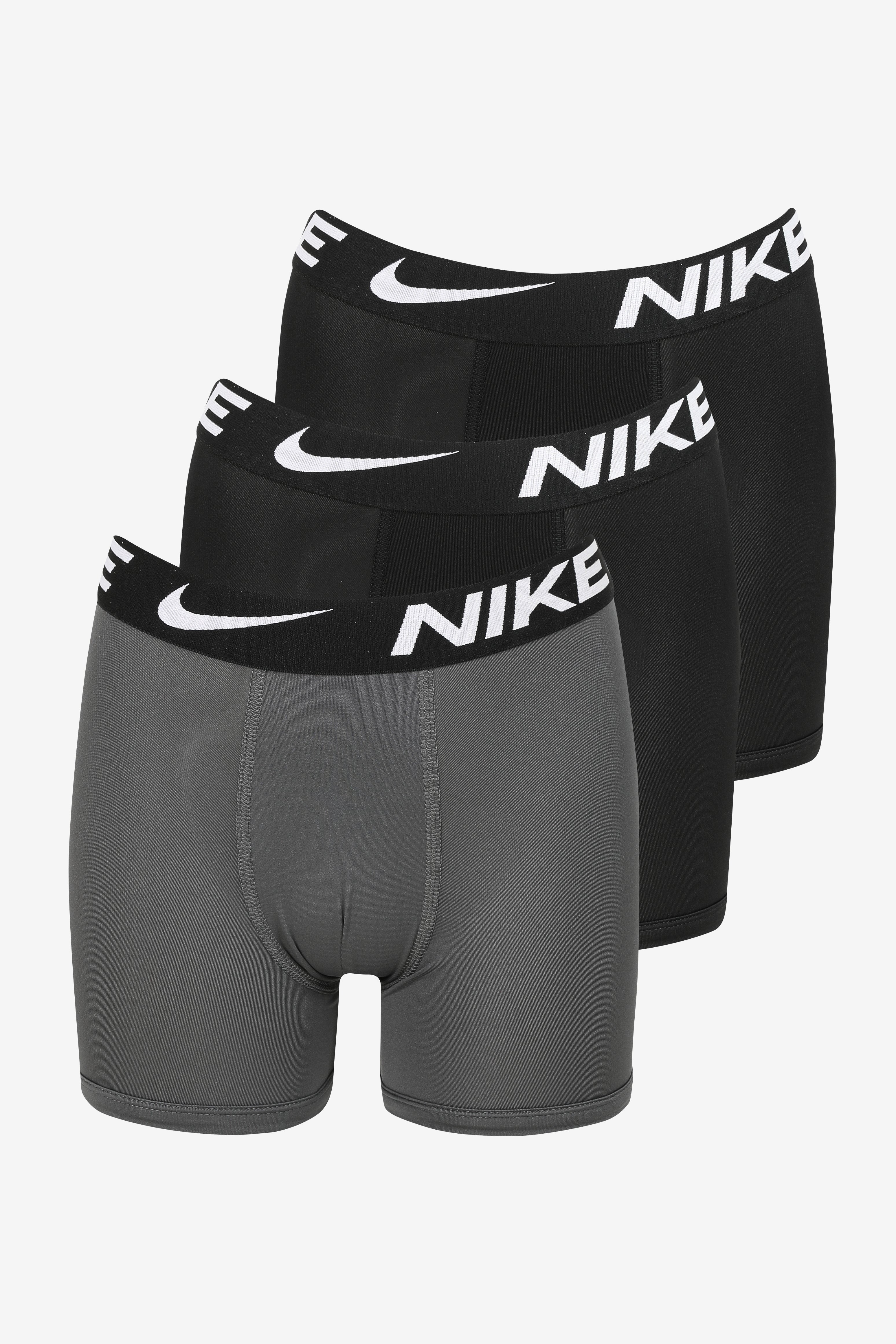 Set of 3 boxers - Black + Dark Grey
