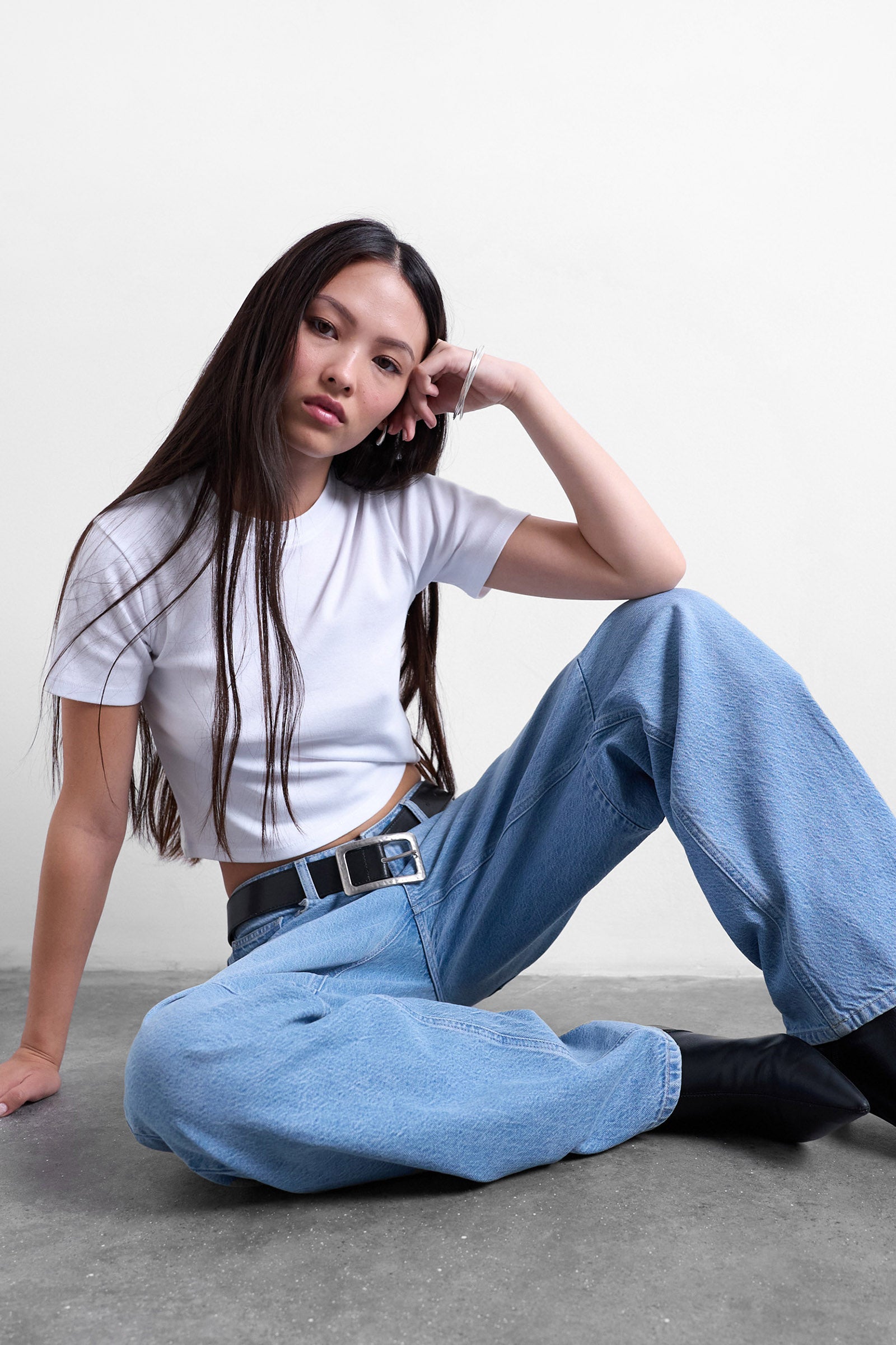 TSEVERYDAY Crop T-Shirt - Snow White