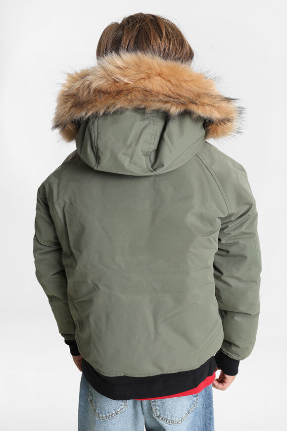 Abelli Wattierte Bomberjacke - Dusty Olive