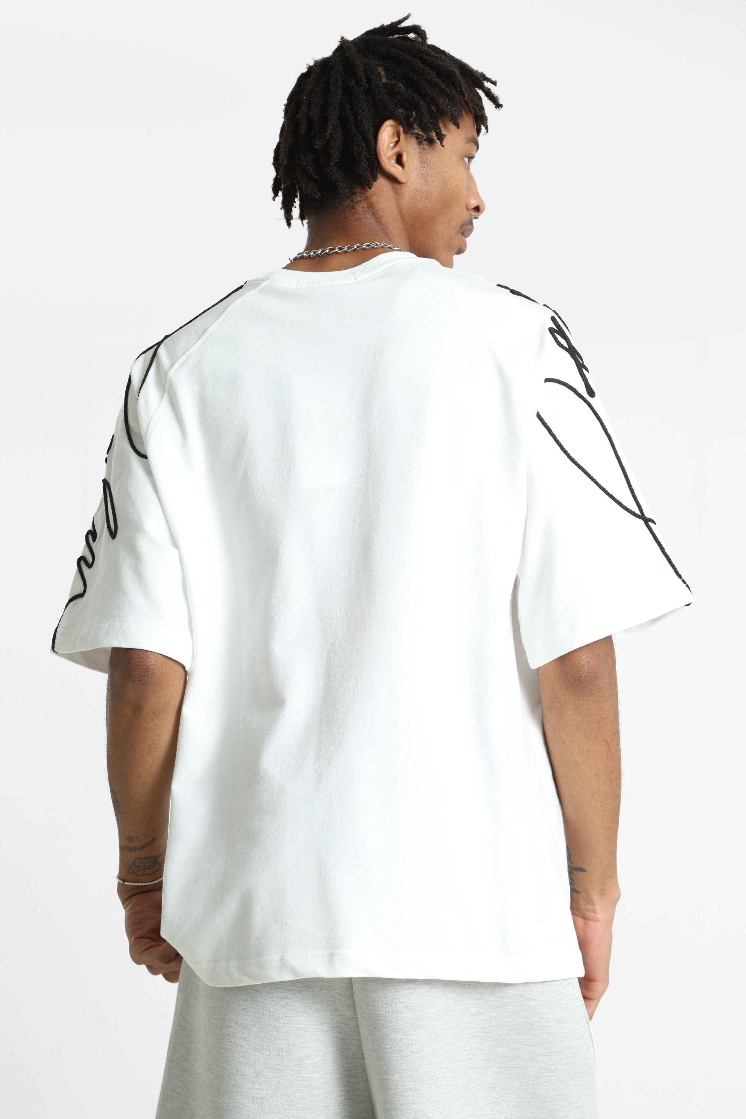 T-Shirt - Offwhite + Black