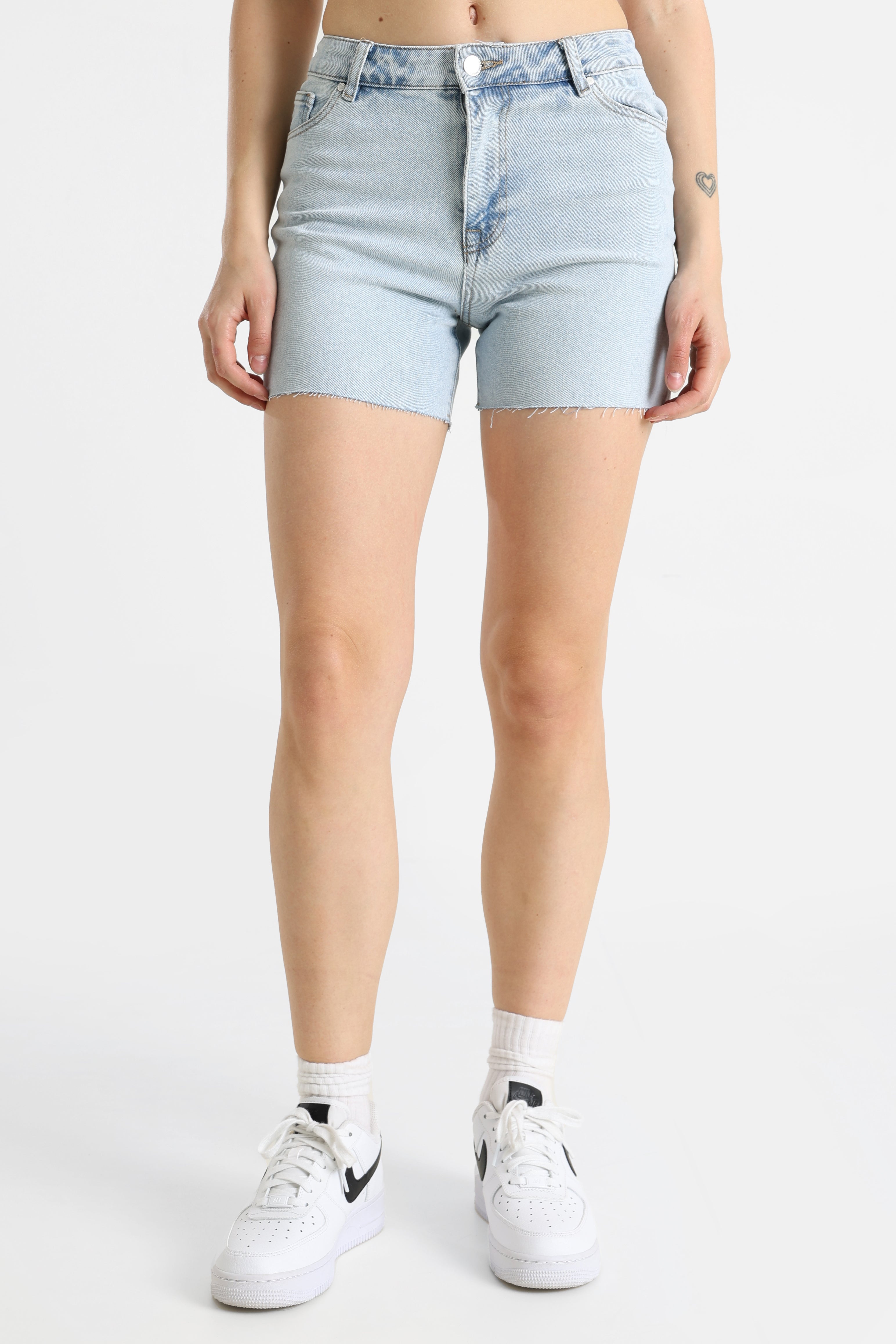 Short in denim - Bleu clair denim