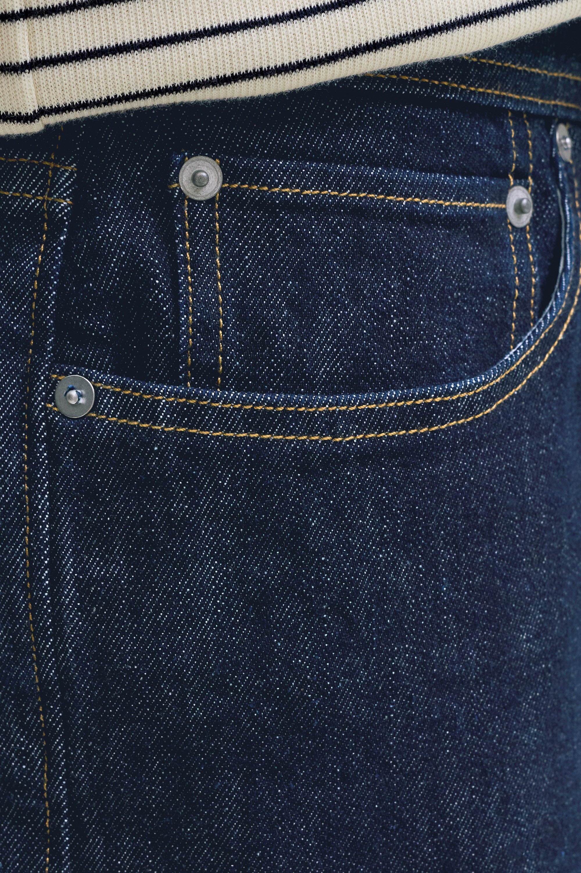 JJITONY short en jean - Dark Blue