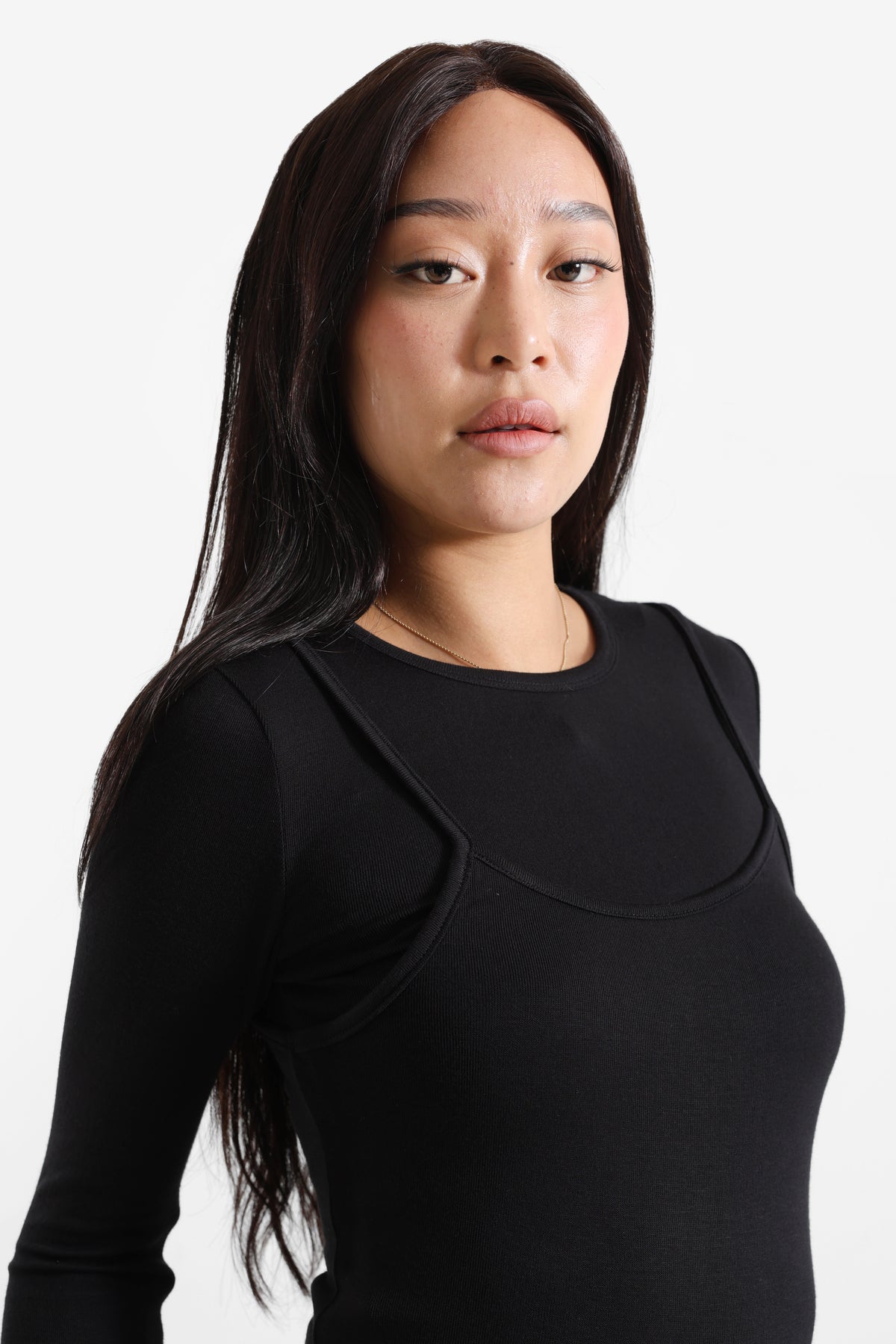 Langarmshirt - Black