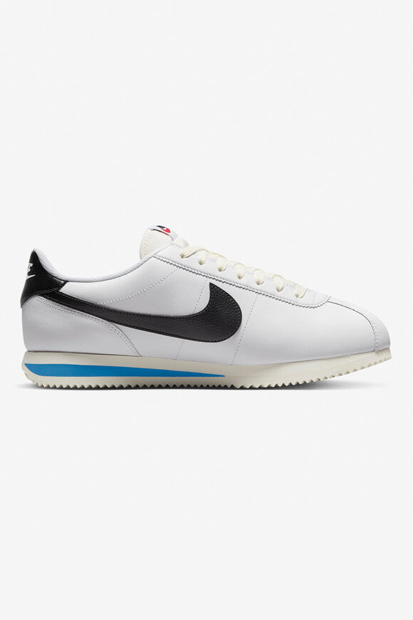 Cortez Sneaker - White + Black + Light Photo Blue