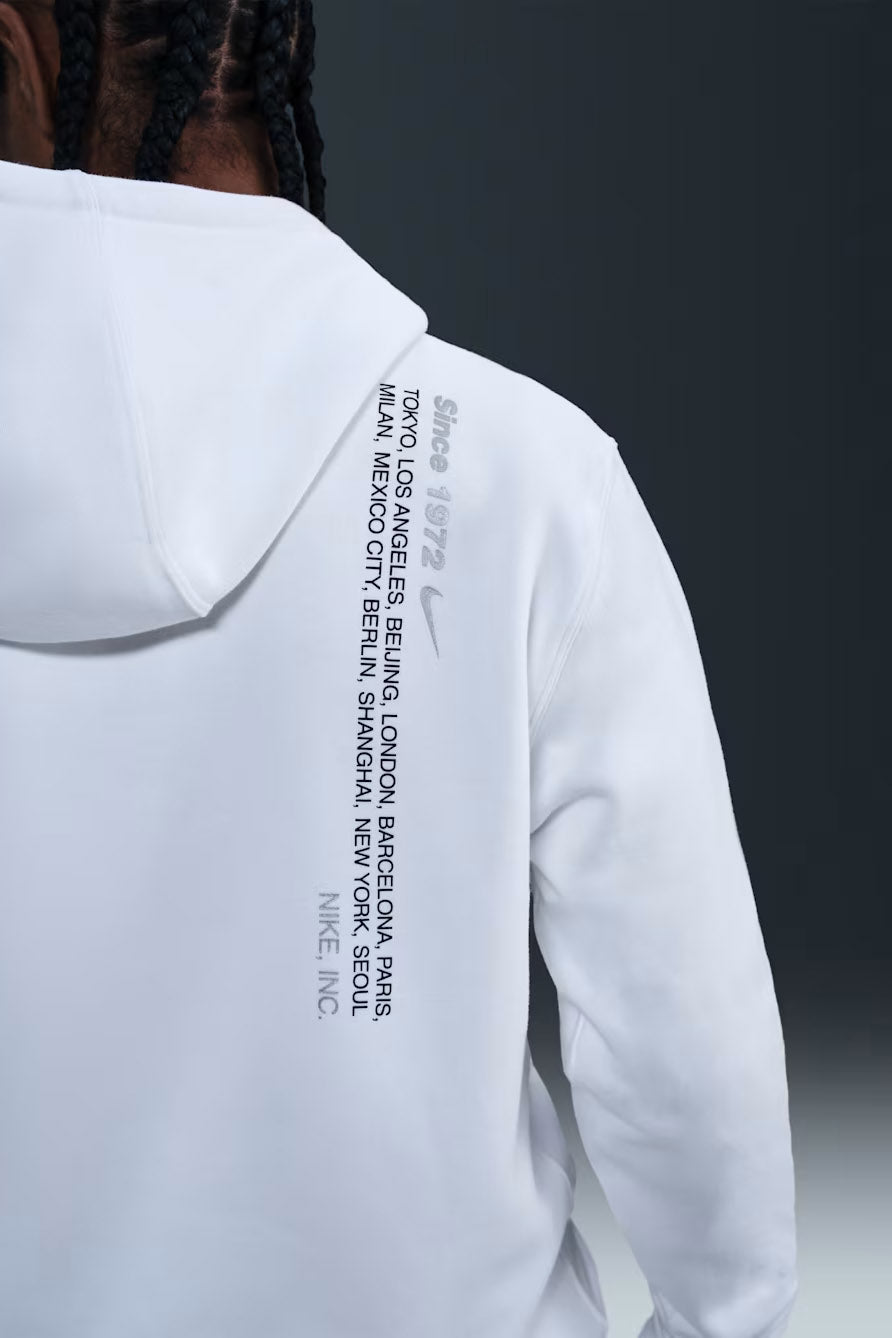 Sportswear Club Fleece hooded sweatshirt - White
