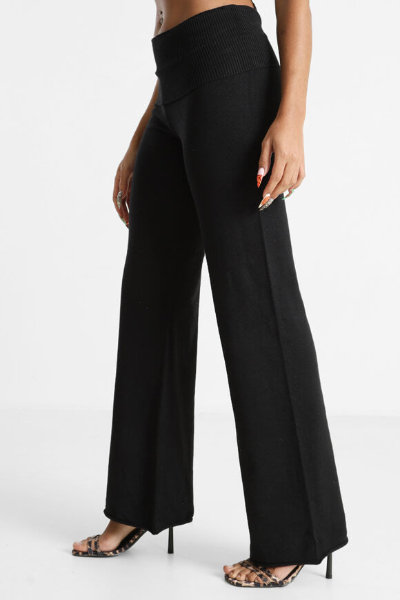 Knitted trousers - Black