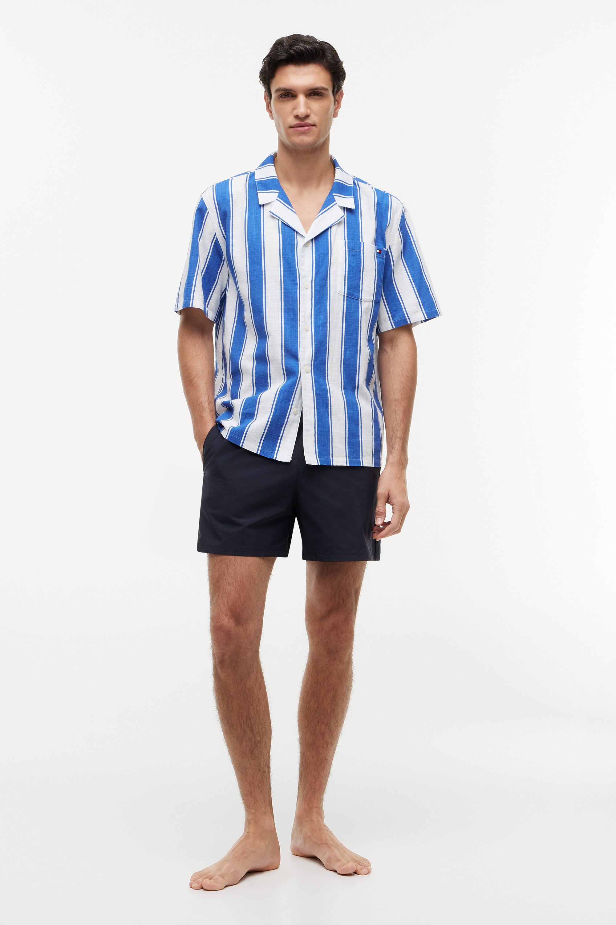 Shirt - Summer Stripe Blue Orbit