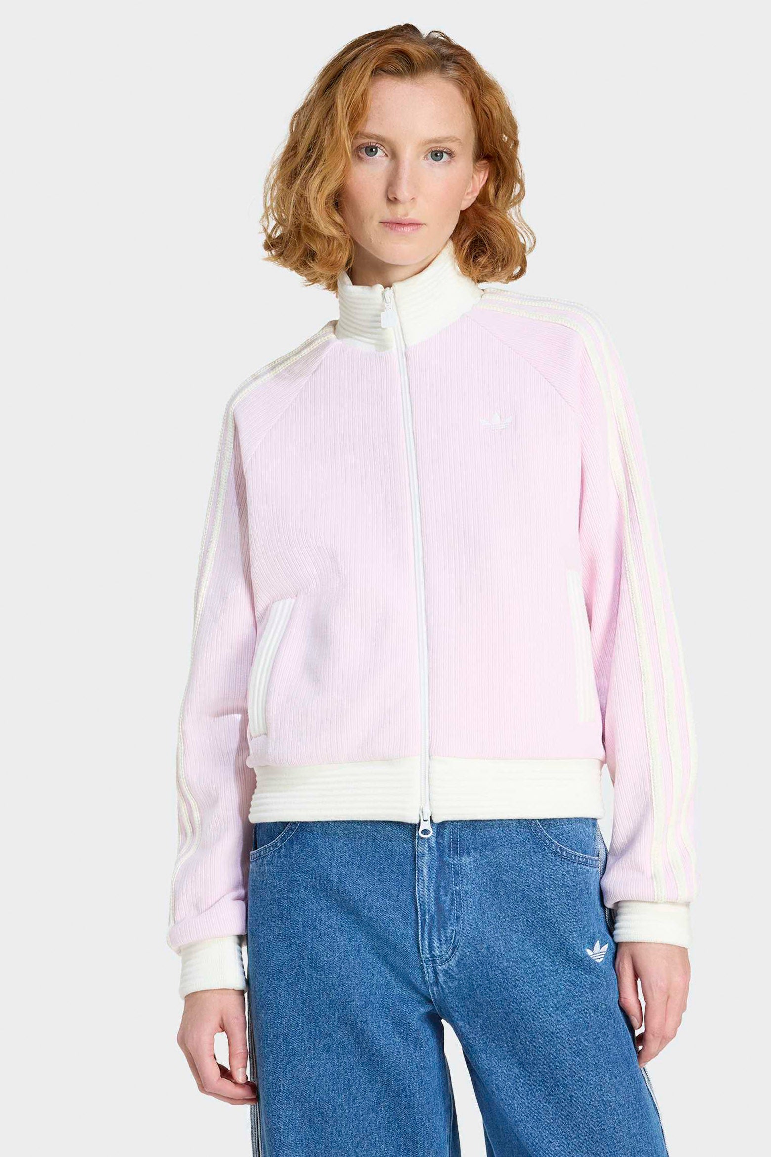 Cordjacke - Clear Pink