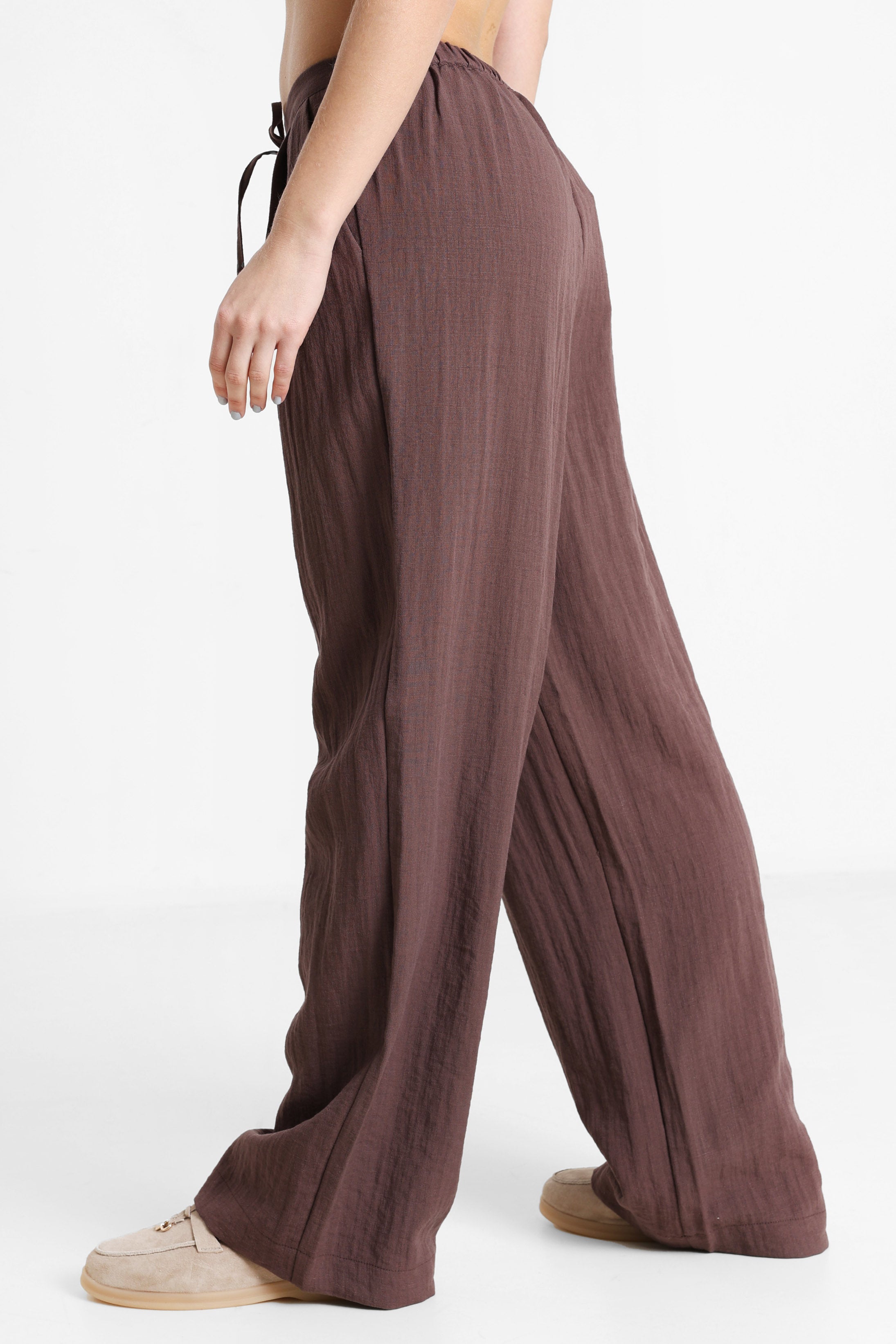 ONLITA Stoffhose in Leinen-Optik L32 - Shopping Bag