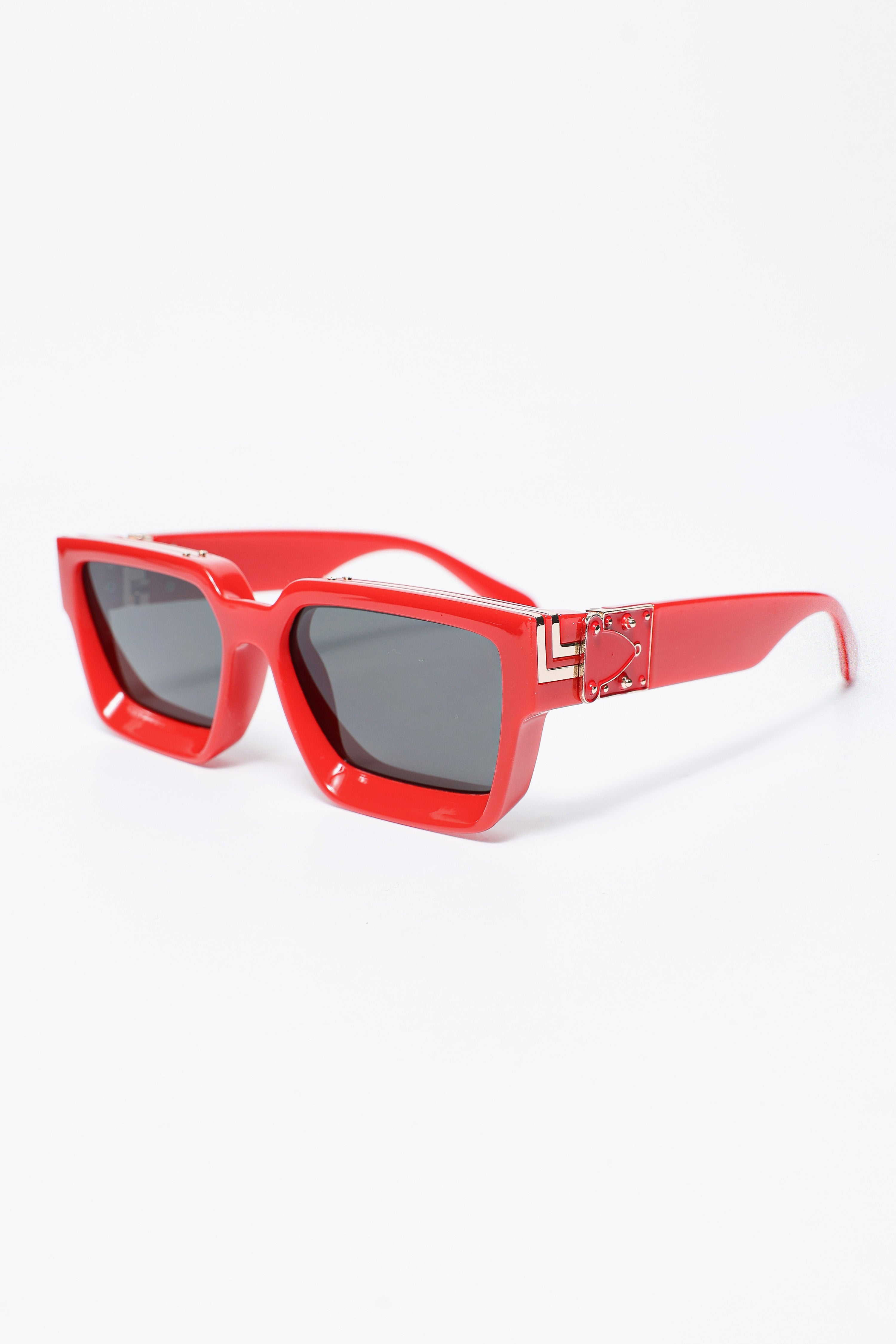 Sonnenbrille - Red + Gold + Black