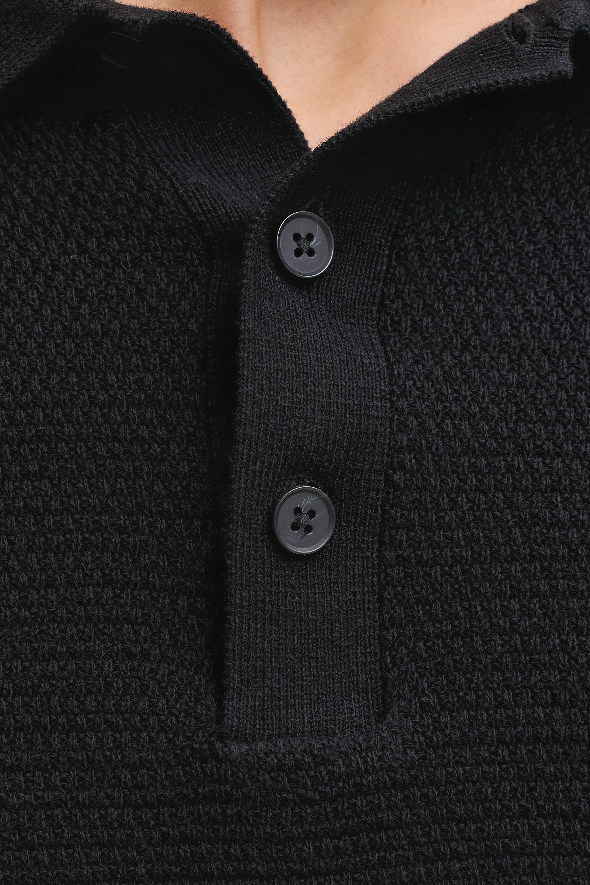 JJEGEORGE polo en tricot - Black