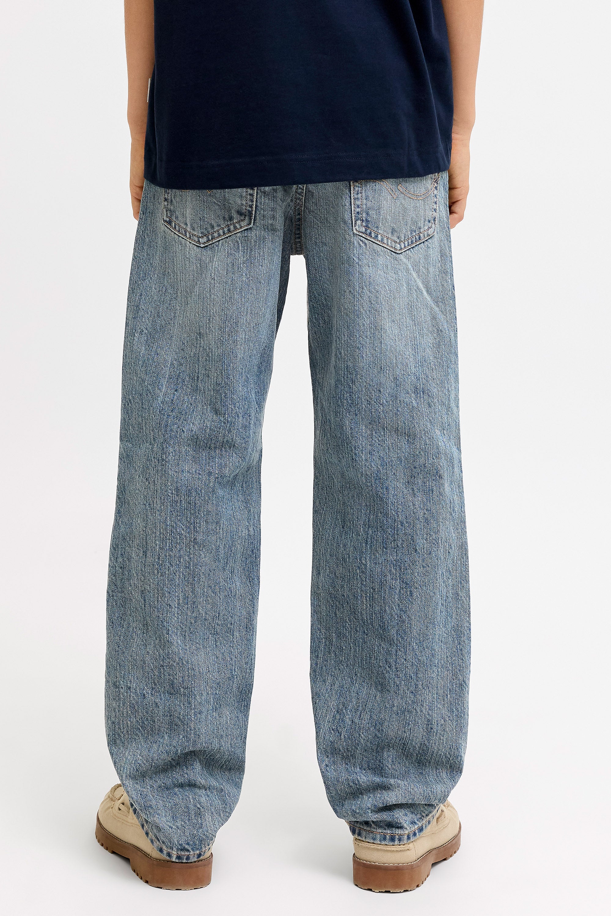 JJICHRIS Relaxed Fit Jeans - Blue Denim