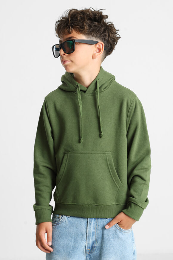 Hooded sweatshirt - Olive