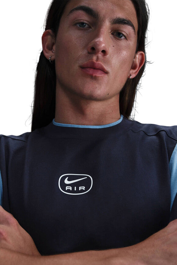 Air t-shirt ample - Obsidian + Blue Beyond