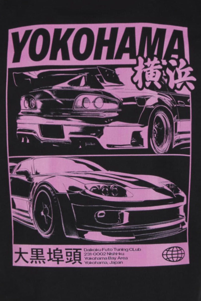 Yokohama Race T-Shirt - Black